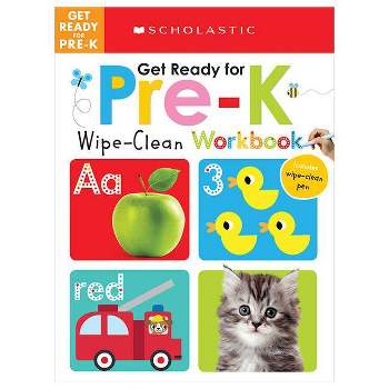 Get Ready for PreK WipeClean Workbooks - by Scholastic (Paperback)