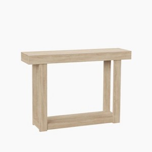 Wooden Console Table,46-Inch Narrow Console Table for Entryway, Farmhouse Rectangular Accent Table for Hallway,Foyer,Behind the Couch and Living Room - 1 of 4
