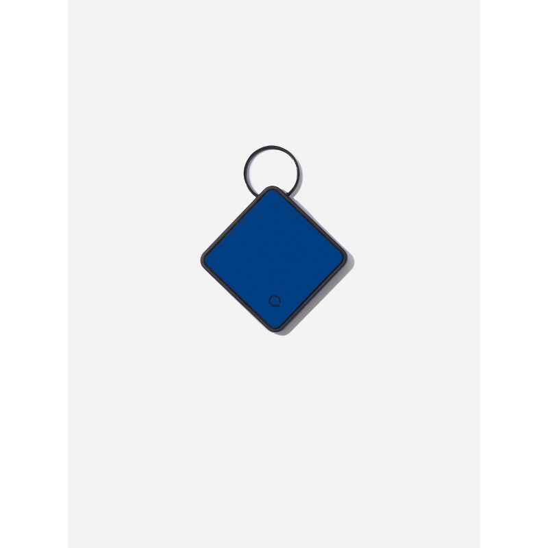 QALO TraQ Powered By Tile Dog and Cat Silicone Bluetooth Trackable Pet ID Tag - Navy, 1 of 5