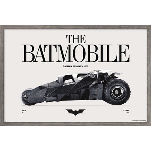 Trends International DC Comics Batman: 85th Anniversary - The Batmobile 2005 Framed Wall Poster Prints - 1 of 4