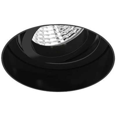 Eurofase Amigo 3" Black 15 Watt LED Round Trimless Gimbal Downlight