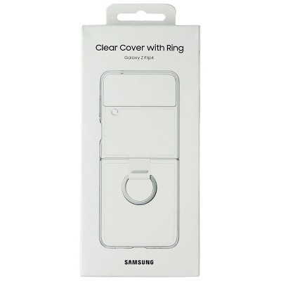 Samsung Clear Cover with Ring for Samsung Galaxy Z Flip4 - Clear