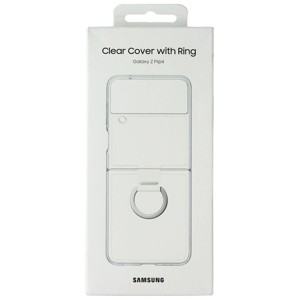 Samsung Clear Cover with Ring for Samsung Galaxy Z Flip4 - Clear - 1 of 1