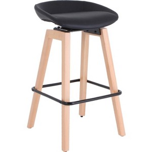 Lorell Modern Low-Back Stool - Low Back - Black - 1 Each Lorell Modern Low-Back Stool - Low Back - Black - 1 Each