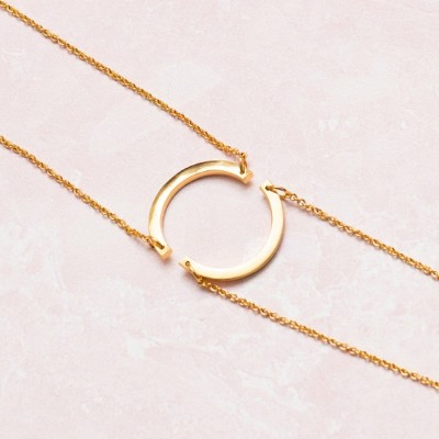 Kindred Souls Necklace Brass
