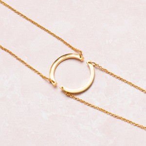 Kindred Souls Necklace Brass - 1 of 2