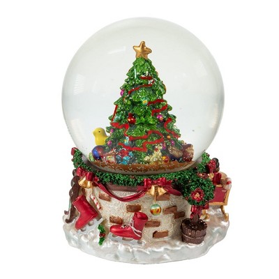 120MM Multi-Colored Musical Christmas Tree Snow Globe
