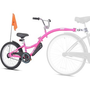 KaZAM Co-Pilot Bike Trailer - 20 Inch Bike Trailer w/ Adjustable BMX Stem & Handlebar - Lightweight Aluminum Frame - Perfect for Family Rides - 1 of 4