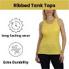 Galaxy By Harvic Women's Loose Fit Ribbed Tank Top - 2 of 4