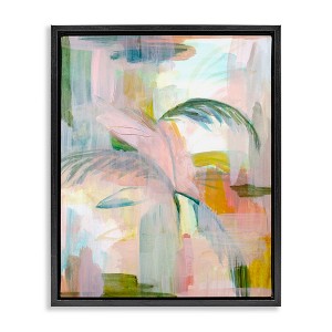 Stupell Industries Palm City Abstraction Floating Frame Canvas Art - 1 of 4