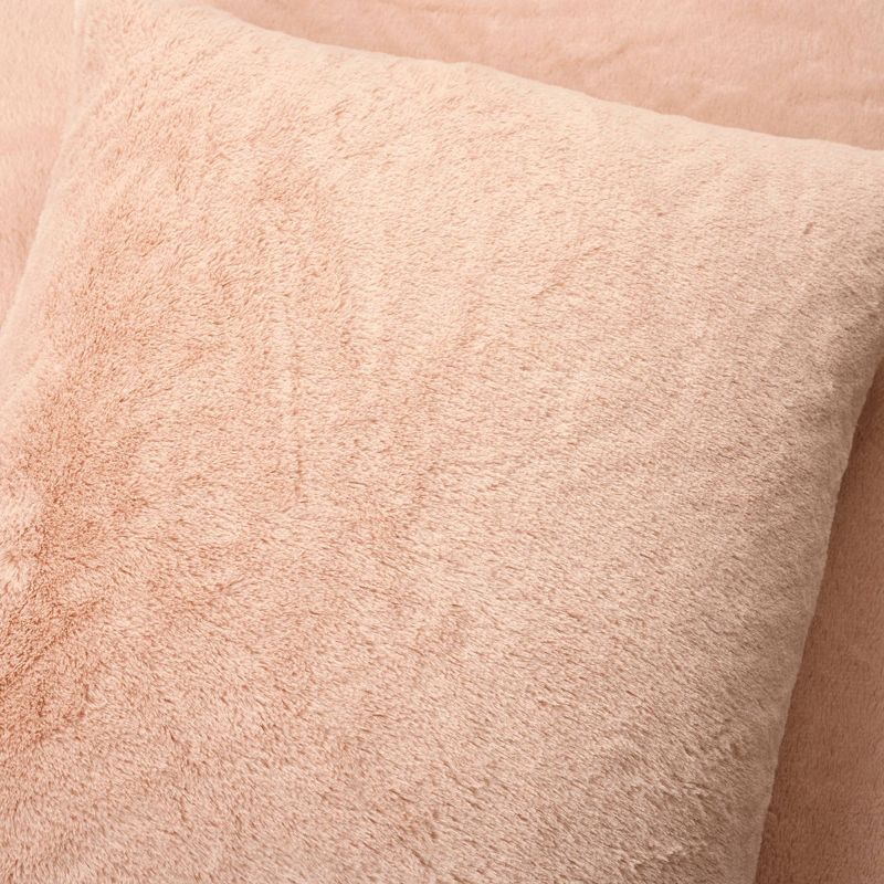 Lush Décor Modern Ultra Soft Faux Fur Light Weight All Season Comforter Bedding Set , 4 of 9