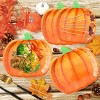 Racxily 134 Pcs Thanksgiving Party Tableware Set Include Pumpkin Paper Plates Popcorn Boxes Food Trays - 4 of 4