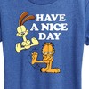 Women's - Garfield - Have A Nice Day Short Sleeve Graphic T-Shirt - 2 of 4