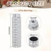 Unique Bargains Aluminum Alloy Anti-Skid BMX Mountain Cycling Fit 3/8 Inch Axles Rear Stunt Bike Pegs 4 Pcs - 2 of 3