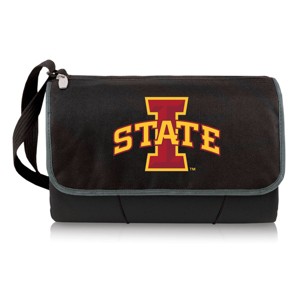 NCAA Iowa State Cyclones Blanket Tote Outdoor Picnic Blanket - Black - 1 of 4