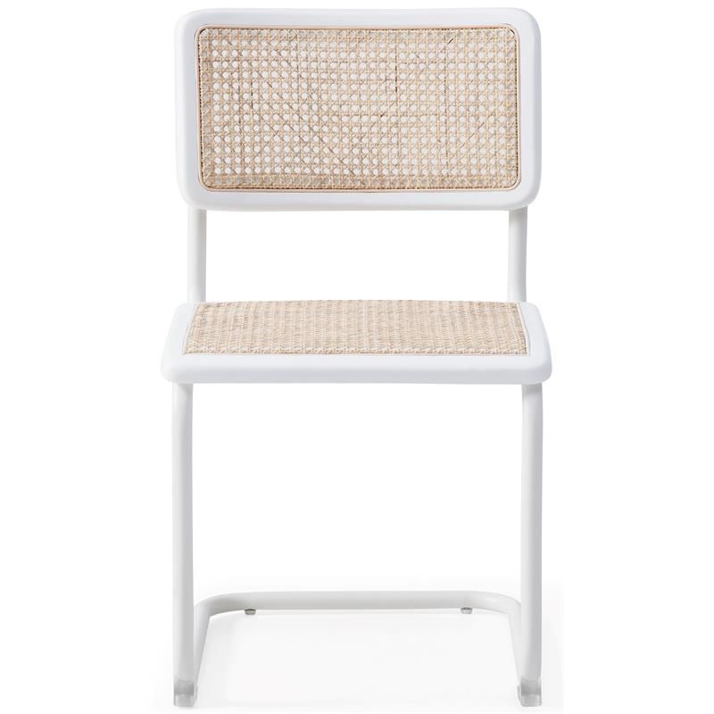 Meridian Furniture Kano White Powder Coating Dining Chair (Set of 2), 4 of 8