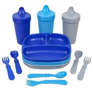 Re-Play 12pc Festive Feast Holiday Mealtime Set - Hanukkah - 1 of 4