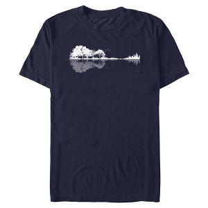 Mens Lost Gods Nature Guitar T Shirt - 1 of 4