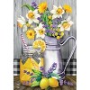 Lemonade Summer House Flag Rustic Floral Mason Jar 28" x 40" Briarwood Lane - 3 of 4