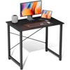 MAYEERTY Home Office Computer Desk Simple Style Study Work Table X Shaped Reinforcement - 2 of 3
