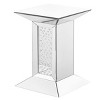 Elegant Lighting 12 inch Crystal End Table in Clear Mirror Finish - 4 of 4