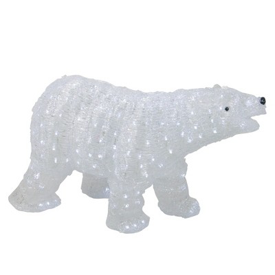 Northlight 28" Lighted Commercial Grade Acrylic Polar Bear Christmas Display Decoration