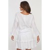 Women's Gauze Tie Fit Blouse - Veronica M - 3 of 4