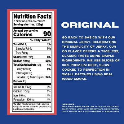 Anthem Snacks Premium Sweet Heat Beef Jerky - 10g Protein - 6oz