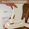 Hoek 17" Stool, Compact & Multi-Use, Scratch-Resistant Waterproof Surface, Durable & Sustainable Materials, One-Click Tool-Free Assembly - 4 of 4