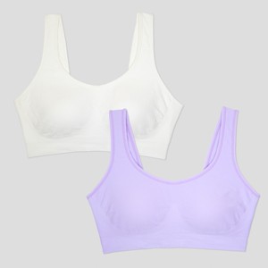 Fruit of the Loom Women's Everyday Smooth Wireless Full Coverage Shaper Bralette - 1 of 4