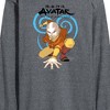 Men's - Avatar: The Last Airbender - Aang Swirl Long Sleeve Graphic T-Shirt - 2 of 4