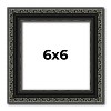 PosterPalooza | Square Antique Black Picture Frame - UV Acrylic, Foam Board Backing, Hanging Hardware - 2 of 4