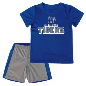 NCAA Memphis Tigers Toddler Boys' T-Shirt and Shorts Set - 1 of 3