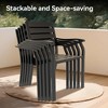 Cesicia Set of 2 Outdoor Chairs, Metal Chairs, All-Weather Outdoor Chairs, Suitable for Gardens, Terraces - 4 of 4
