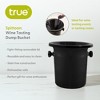 True Wine Tasting Dump Bucket Spittoon (64oz) for Wine, Whiskey, Cocktails, Tobacco, Alcohol Spit Cup | 2-Piece Design with Removable Lid - 2 of 4