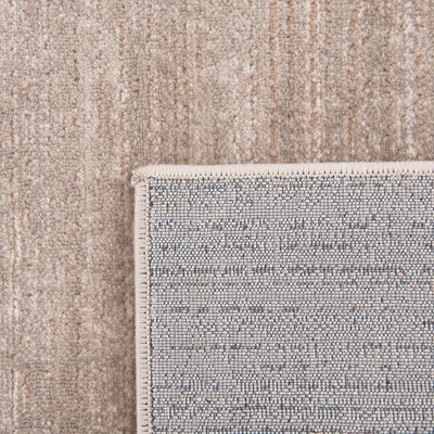 Reversible Easy-Care Brown Synthetic 4' x 6' Area Rug