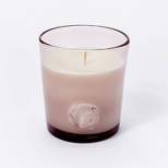 12.5oz Colored Glass Candle White Amber & Jasmine Pink - Threshold™ designed with Studio McGee