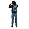 Superman Back Print Oversized Graphic Adult Black Long Sleeve Hoodie - 4 of 4