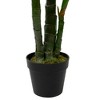 Northlight 5' Potted Wide Leaf Green Monstera Artificial Floor Plant - 4 of 4