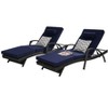 PAGED Outdoor Lounge Chairs Set of 2 with Cushions,Wicker Outdoor Chaise Lounge with Foldable Design for Patio,Beach,Yard - 4 of 4