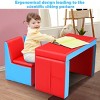 Infans Multi-functional Kids Sofa Table Chair Set Couch Storage Box Furniture Bedroom - 4 of 4