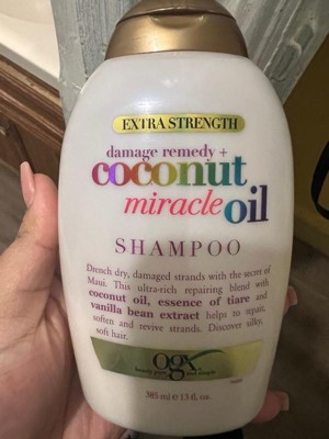 Ogx Extra Strength Damage Remedy + Coconut Miracle Oil Shampoo For Dry ...