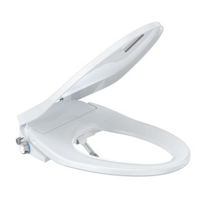 Smart Bidet Toilet Seat Elongated 19 in Electric Heated Seat with Soft Close Lid, Rear & Feminine Self-Clean Dual Nozzle, Easy Installation - 1 of 4