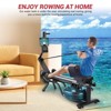 Rowing Machine, Water Rowing Machine for Home Use - Foldable Rower with Digital Monitor Ergonomic Wide Seat Tablet Holder App Compatible - 3 of 4