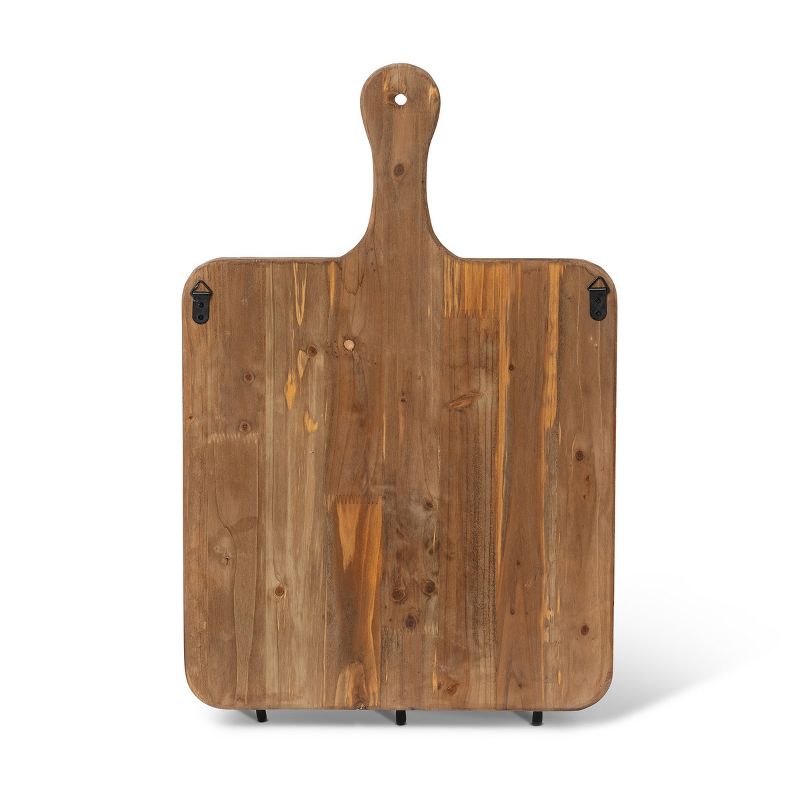 Park Hill Collection Wooden Blackboard Wall Hook Rack, 3 of 4