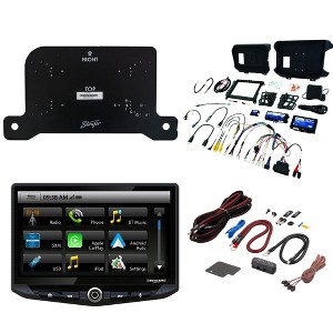 Stinger UN1810 Stinger HEIGH10 Digital Multimedia Receiver with SRK-JW18EH RadioPRO kit and JLUAMPBRKTD Drivers Side Under Seat Amplifier Bracket w... - 1 of 4