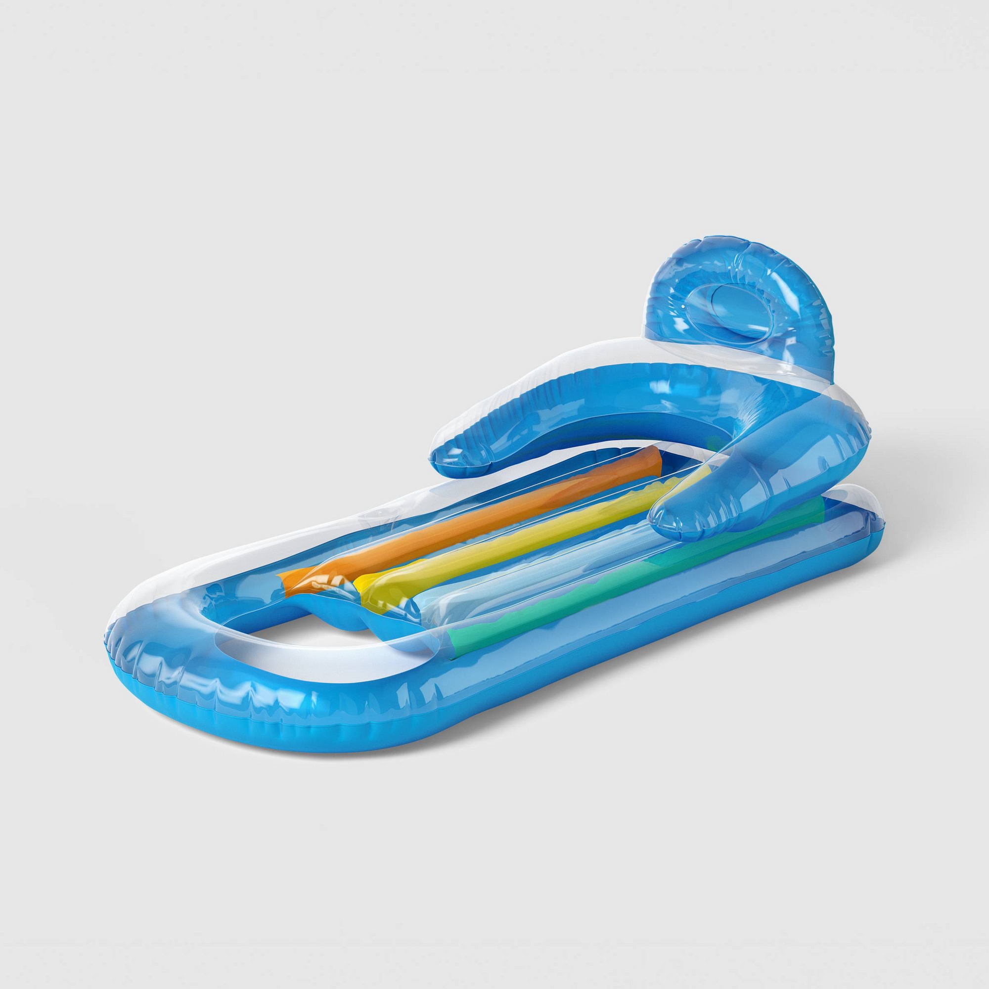 Relaxing Lounge SMS Water Floats and Inflatables - Sun Squad™ Blue