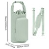 BABYYER Water Bottle Carrier Bag Water Bottle Sleeve Organizer Multifunctional Thermos Cup Cover Cup Holder Pouch for Travel Walking - 3 of 4