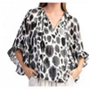 Women's Spotted Half Sleeve Blouse - ee:some - 3 of 4