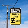 Unique Bargains Aluminum Weather Resistant Waterproof Rust Free Traffic Signs 2 Pcs - 4 of 4